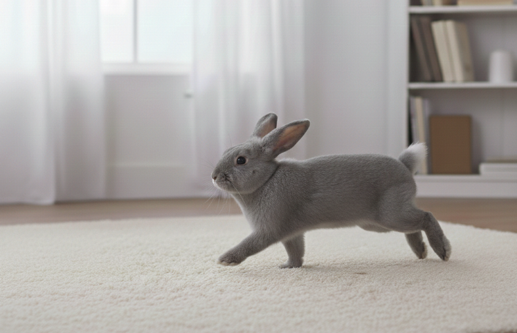 【獣医師監修】ウサギにとって快適な生活環境とは?飼育管理マニュアル【第3回】:ウサギの室内散歩~安全に行うためのポイント〜